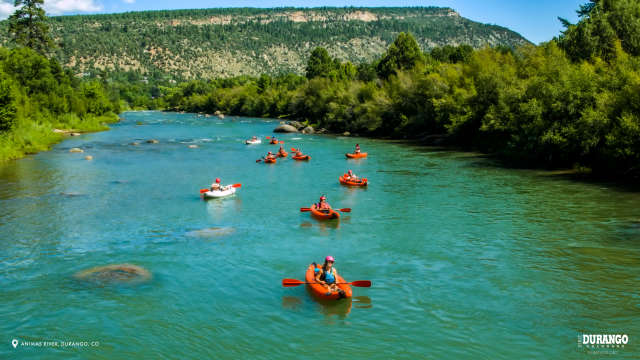 Animas River in Summer, Durango, CO