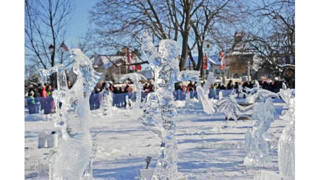 Zehnder S Snowfest Ice Sculptures Frankenmuth