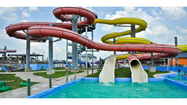 Slides at Gulf Islands Water Park