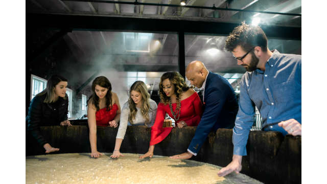 Inspecting The Fermenting Tanks