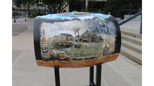 Bourbon Painted Barrel