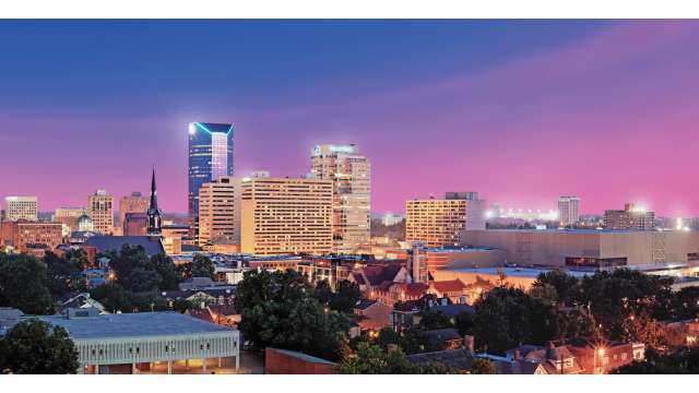 Lexington Skyline at Night