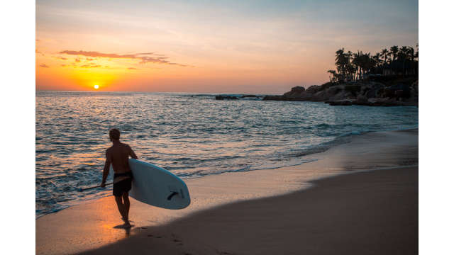 paddle board sunrise palmilla