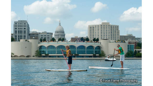 Stand Up Paddle Boarding - Lake Monona