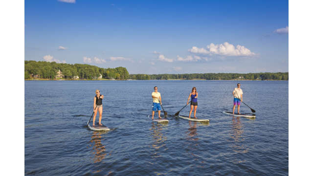 Paddle Boarding on Lake Sinclair