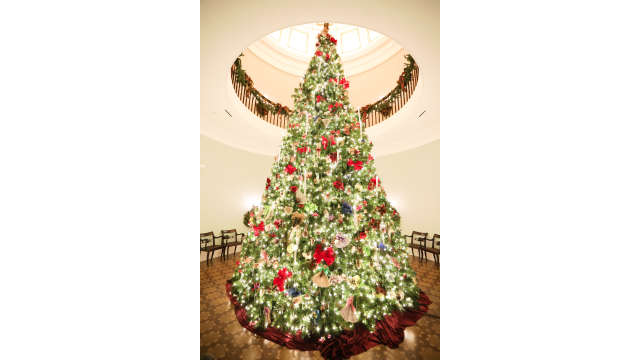 Christmas tree Georgia's Old Governor's Mansion