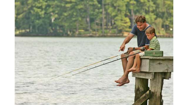 Fishing at Lake Sinclair
