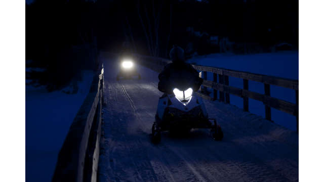 snowmobiling
