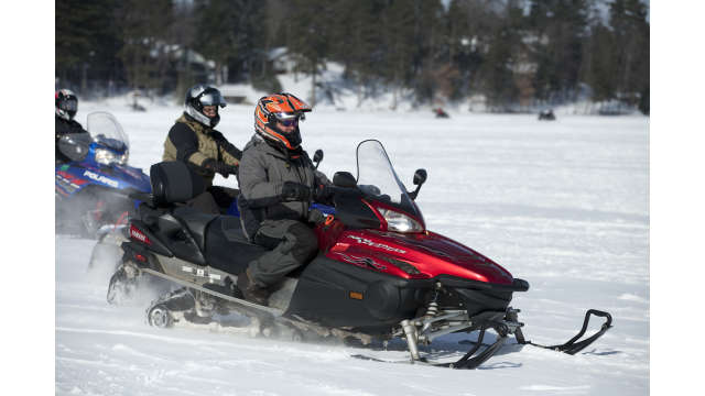 Snowmobiling