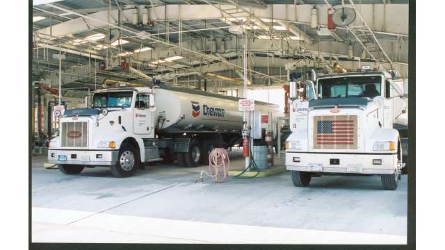Fuel trucks loading