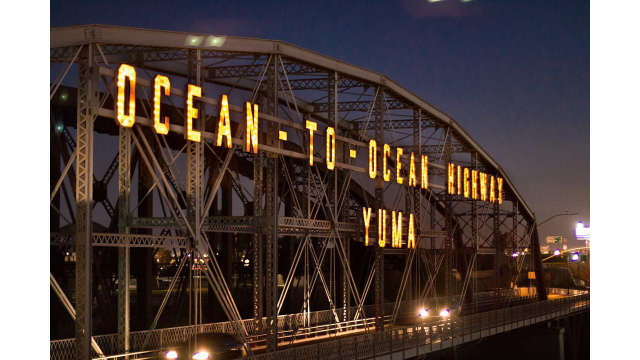 Ocean to Ocean Bridge in Yuma, Arizona