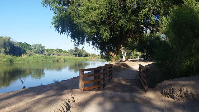 West Wetlands Park at the Colorado River by Bill Moody