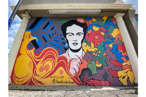 Frida Kahlo mural by Cody Bryan Richardson