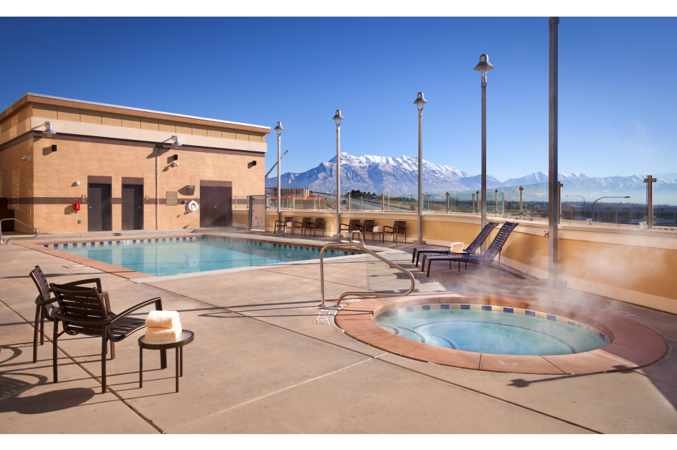 Outdoor Pool and Hot Tub