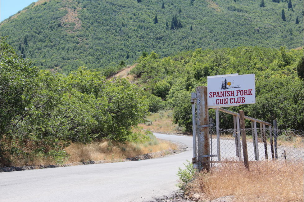 Road up to the Gun Club