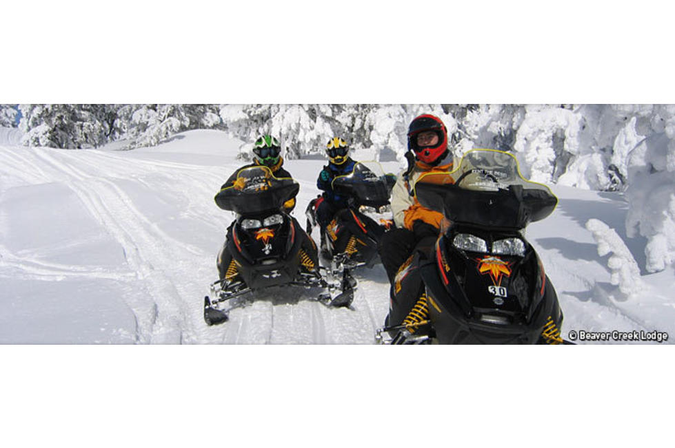 Snowmobiling at the Mt. Nebo Snowmobile Complex