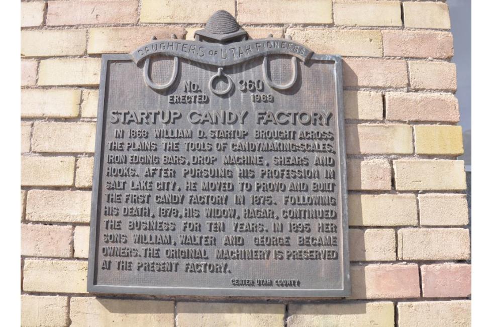 Startup's Candy Company Historical Marker