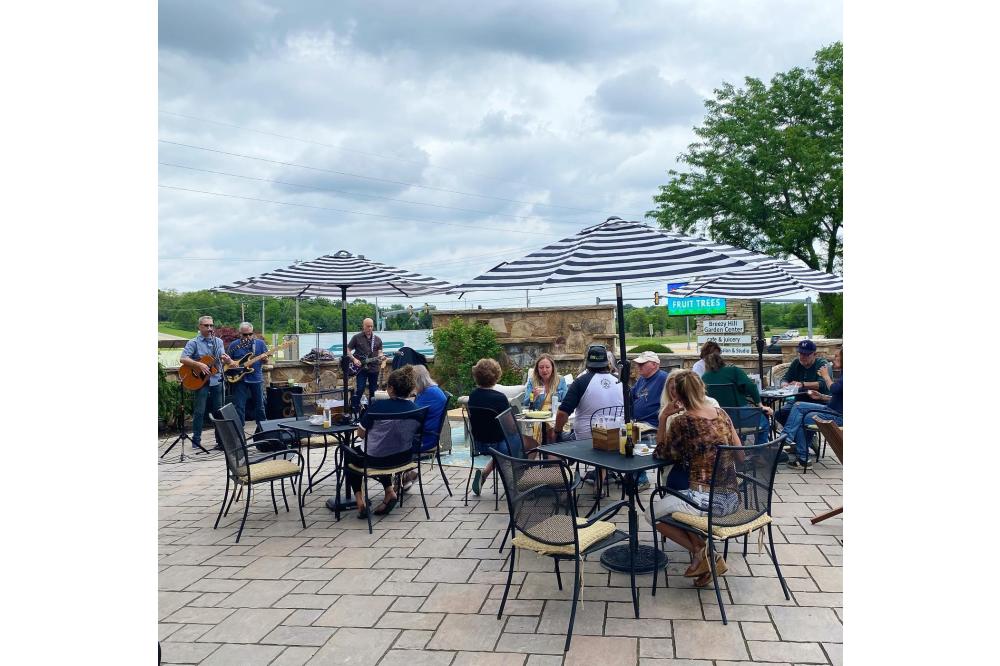 Live music on the patio