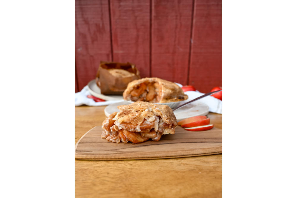 Apple Pie Baked in a Paper Bag