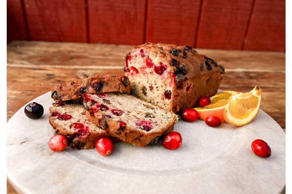 Cranberry Orange Nut bread