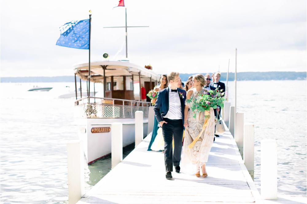 8 - Bridal Party aboard the Yacht Polaris