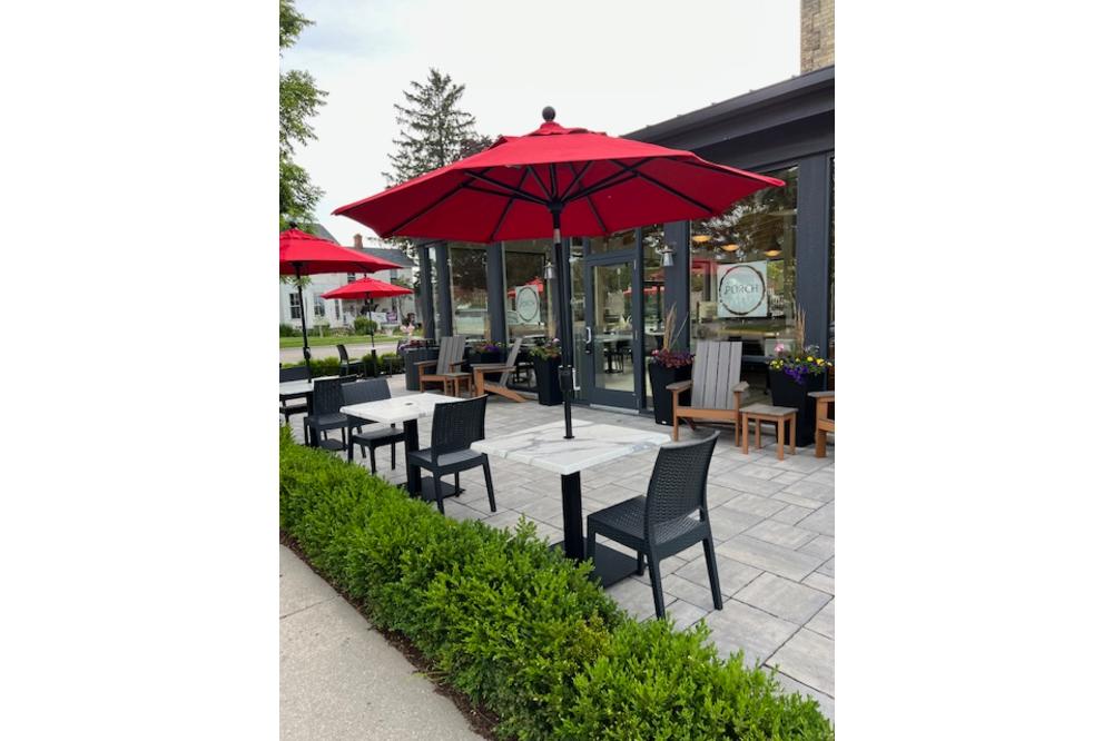 outdoor seating