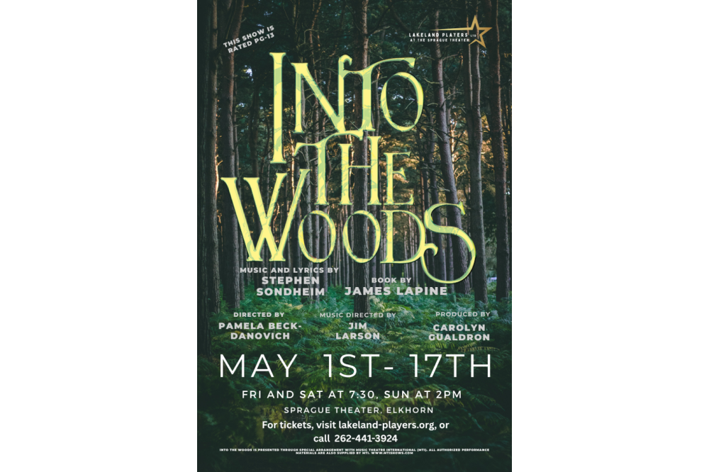 Into The Woods - May 1-17th, 2026