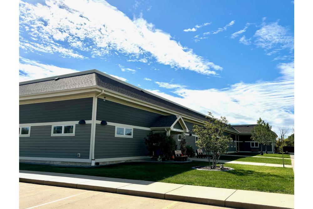 outside of building