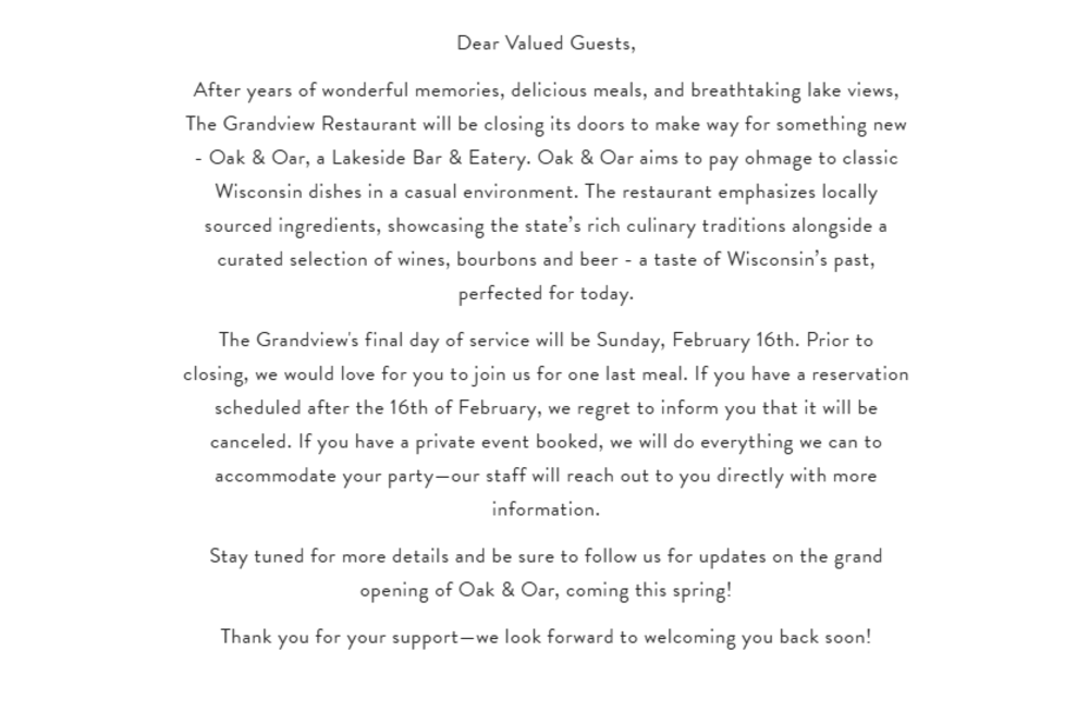 letter to guest