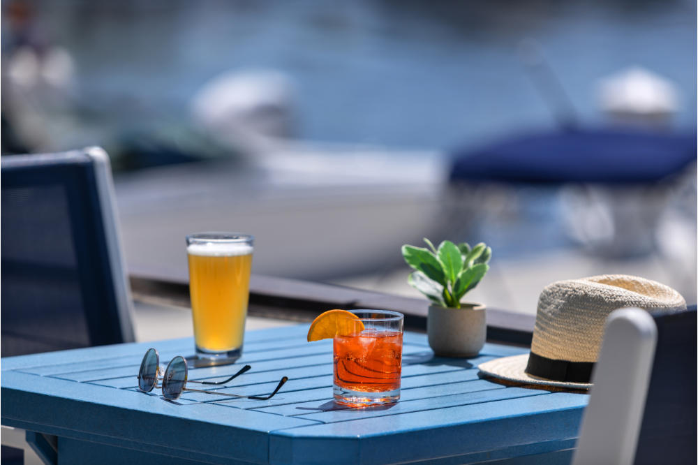 The Abbey Resort Waterfront Drinks