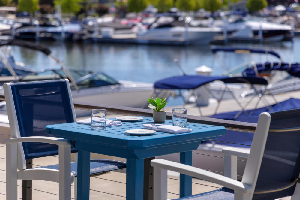 The Abbey Resort Waterfront Table