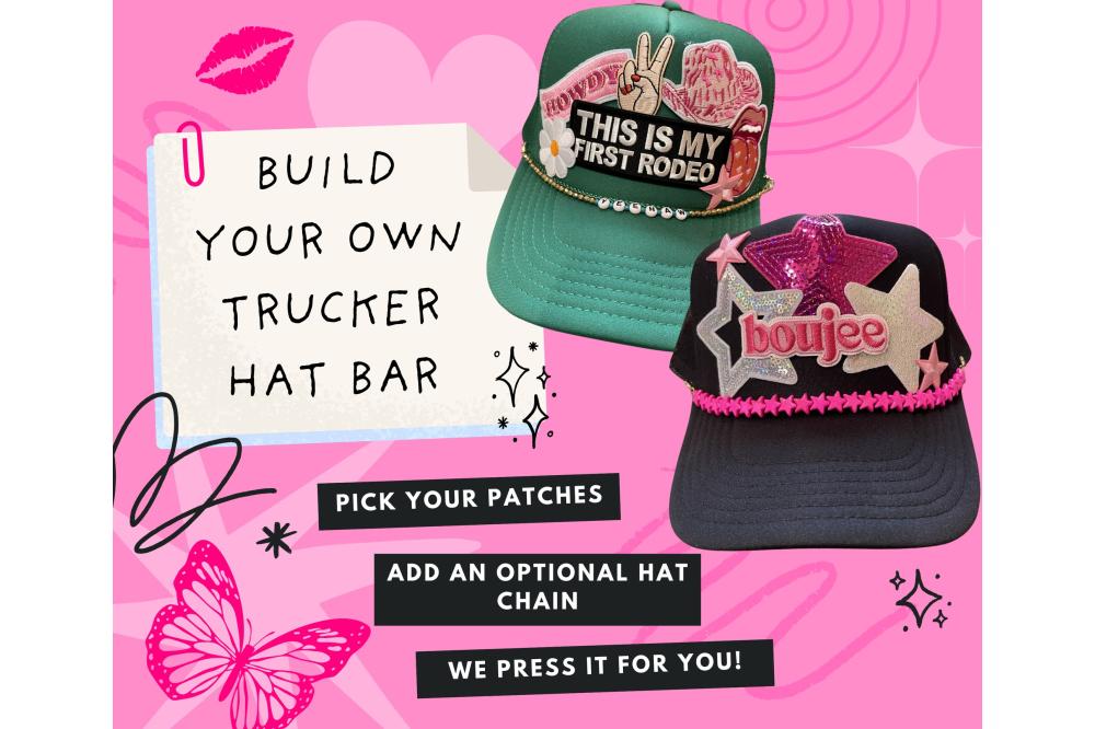Build Your Own Trucker Hat Bar