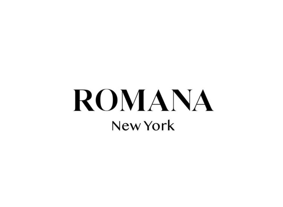 Romana text logo