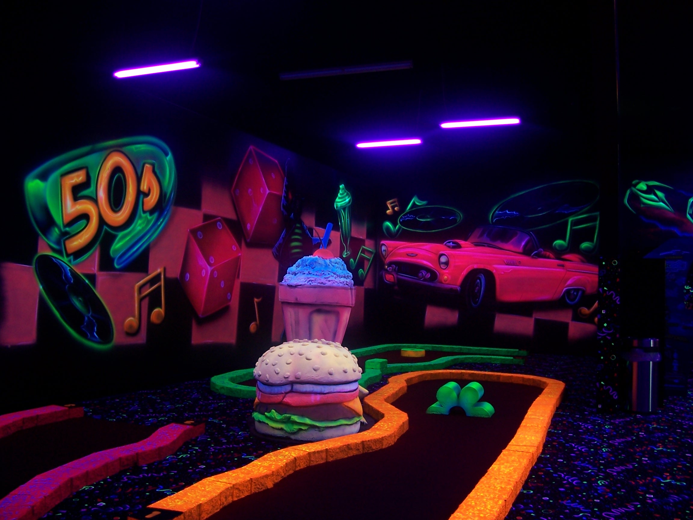 Putz n Glo Black Light Miniature Golf