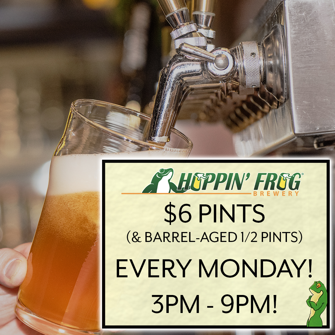 $6 Pints Every Monday!