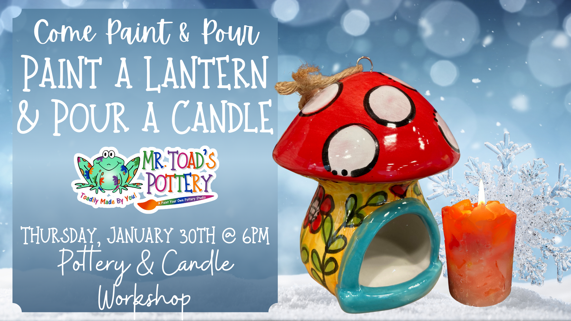CANDLE PAINTING & CLAY BASE WORKSHOP