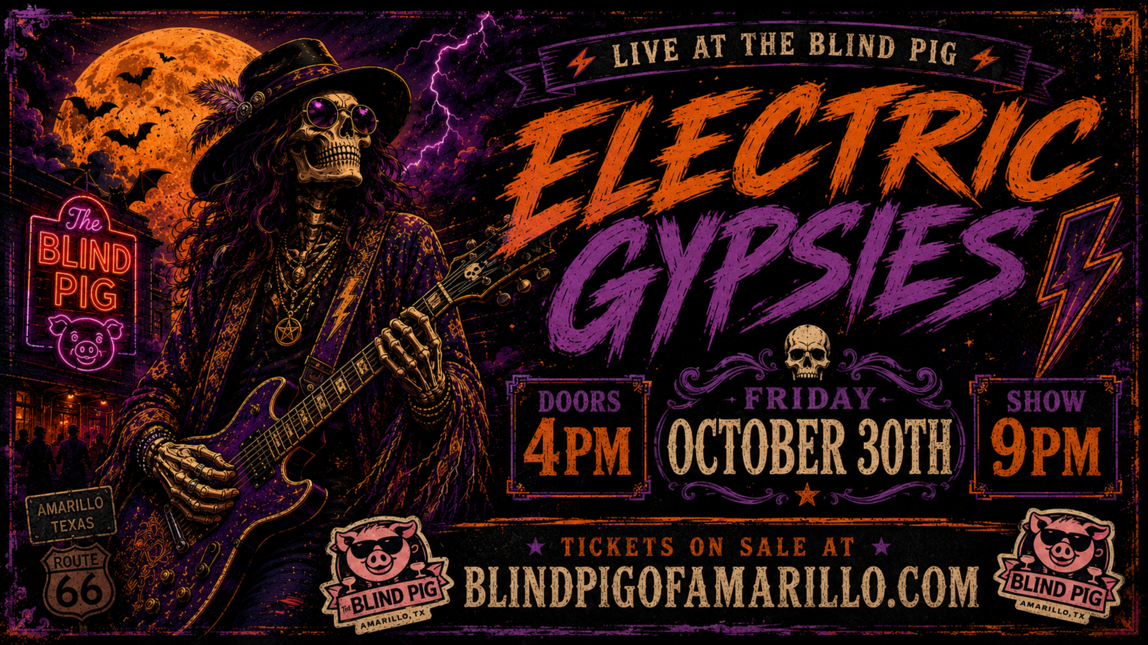 Electric Gypsies live at the Blind Pig!