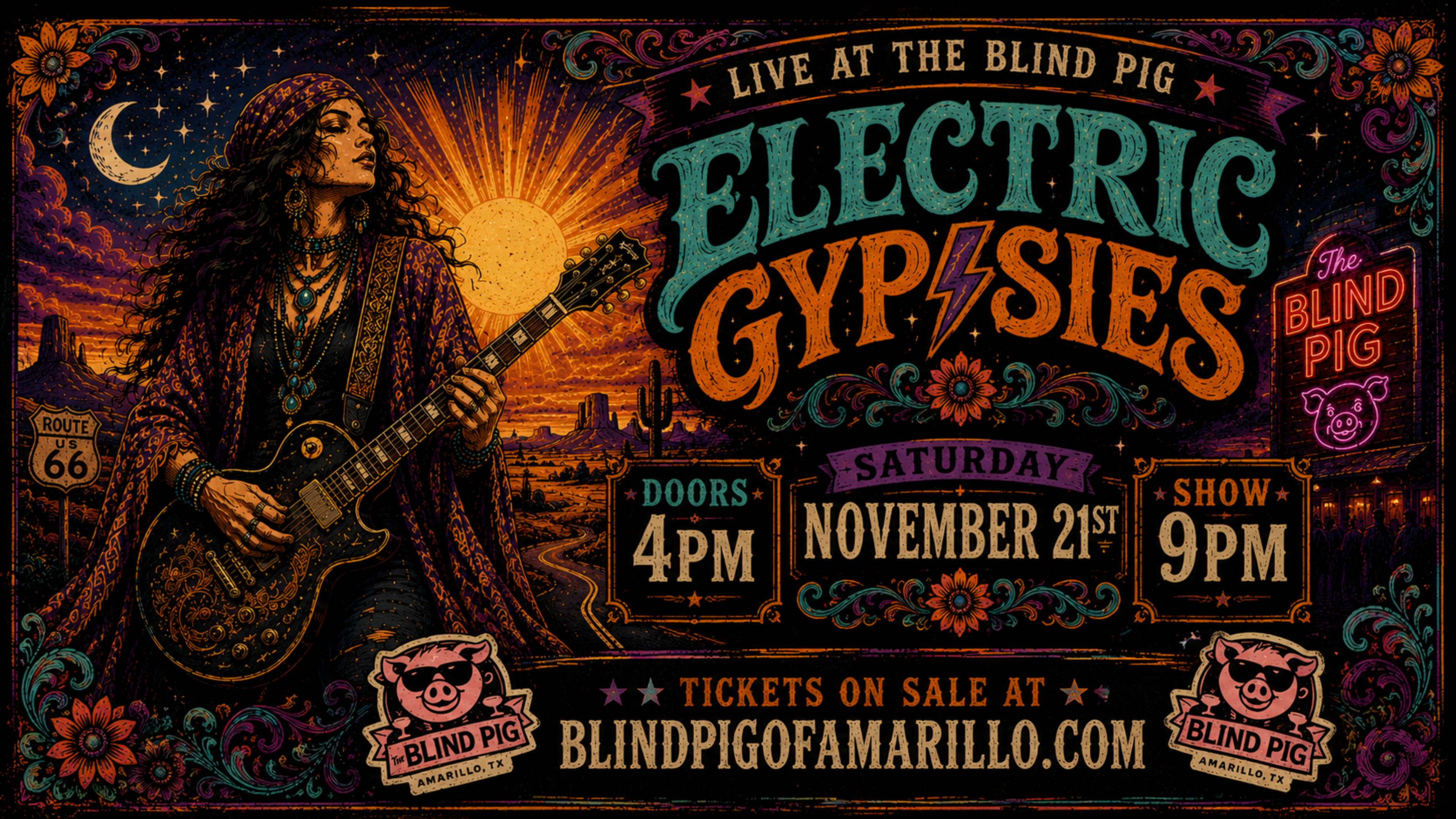 Electric Gypsies live at Blind Pig!