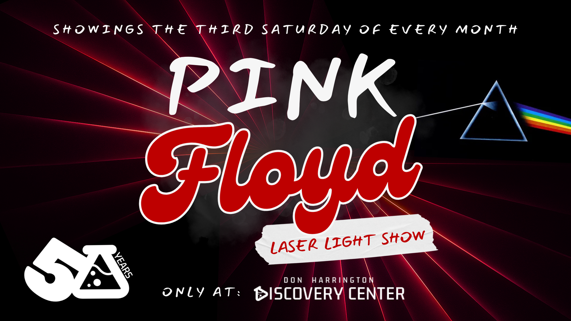 Don Harrington Discovery Center: Pink Floyd Laser Light Show: Dark Side of the Moon