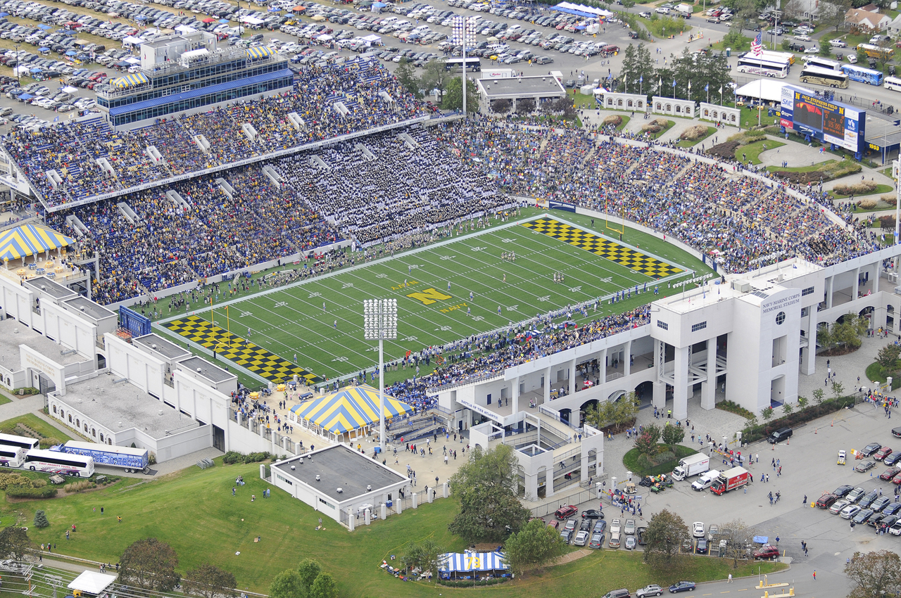 Navy Midshipmen Football Panorama NavyMarine Corps Memorial Stadium