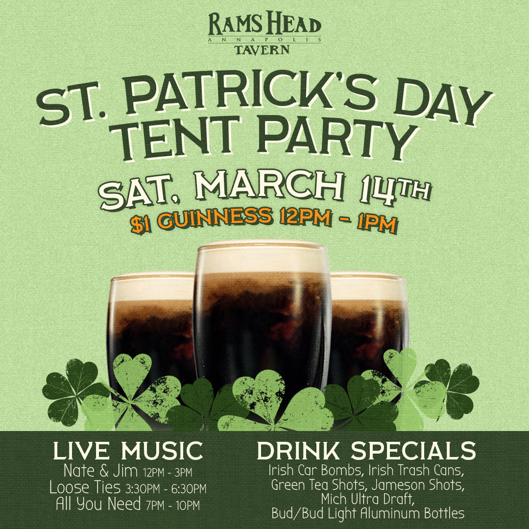 St. Patrick's Day Tent Party | Annapolis, MD