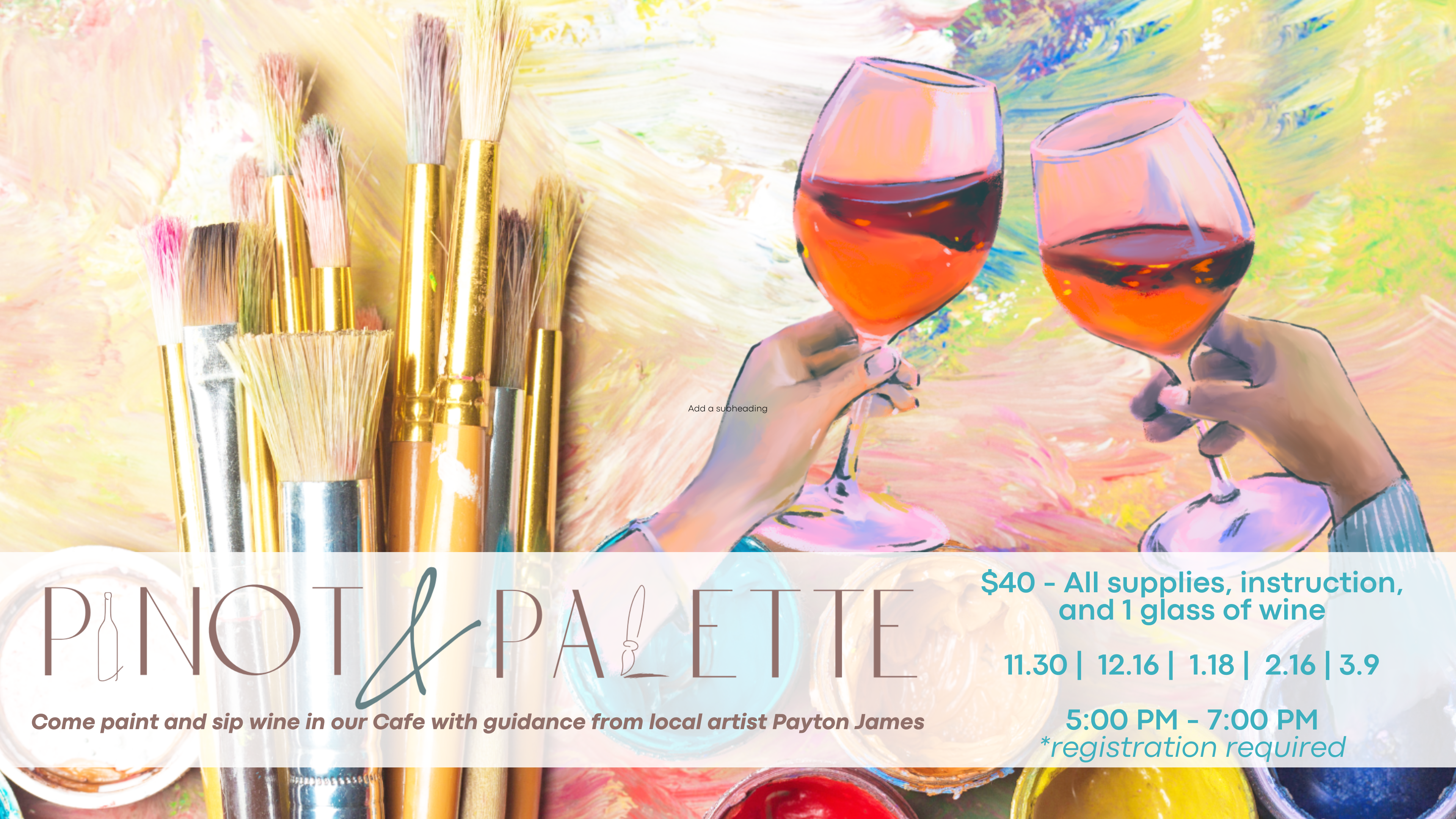 Presenting: Our 'Summer Art Series' - Fun For All Ages! - Pinot's Palette