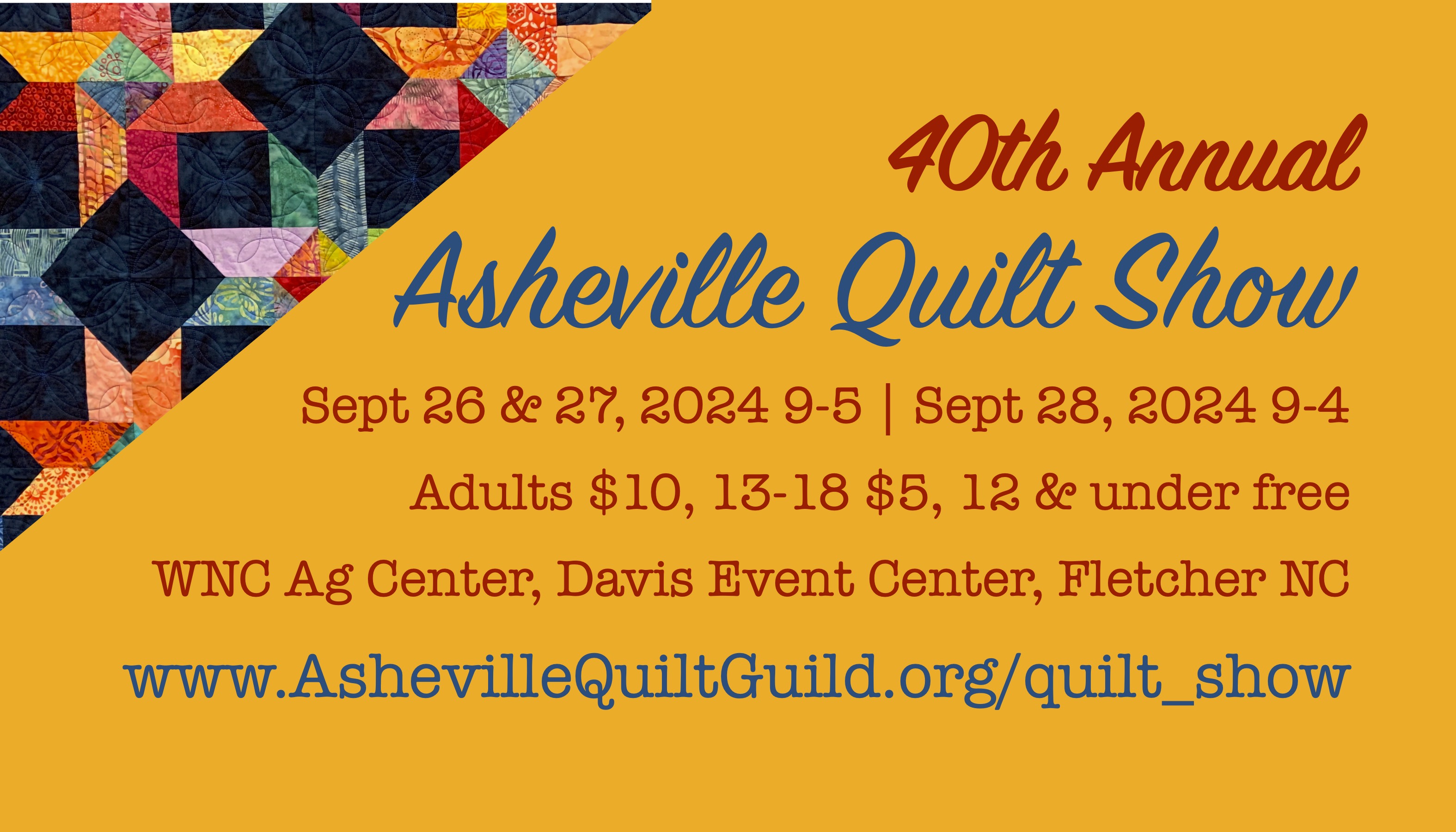 40th Annual Asheville Quilt Show | Asheville, NCs Official Travel Site