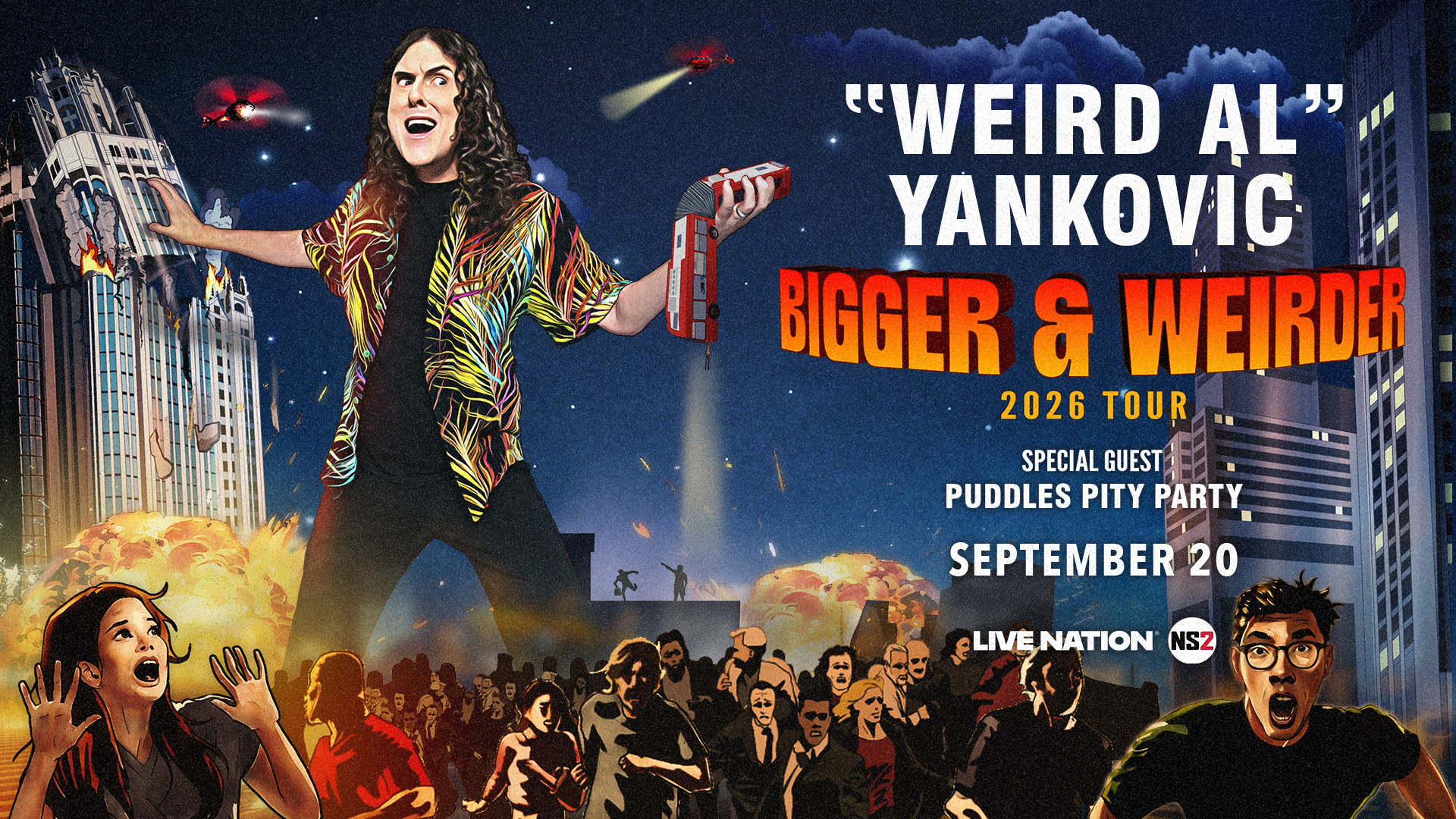 Weird Al” Yankovic: Bigger & Weirder 2026 Tour