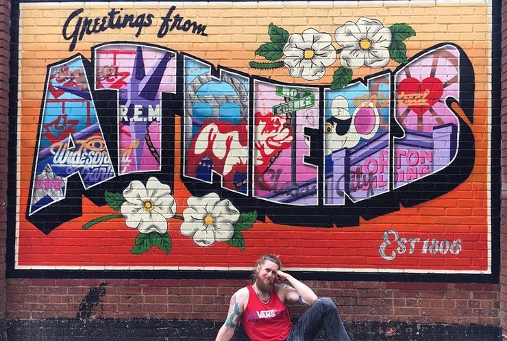 Greetings from Athens Mural