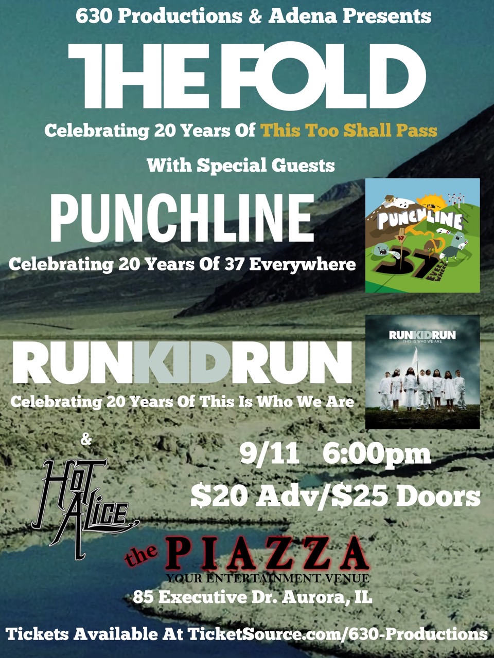 The Fold with special guests Punchline, Run Kid Run, & Hot Alice