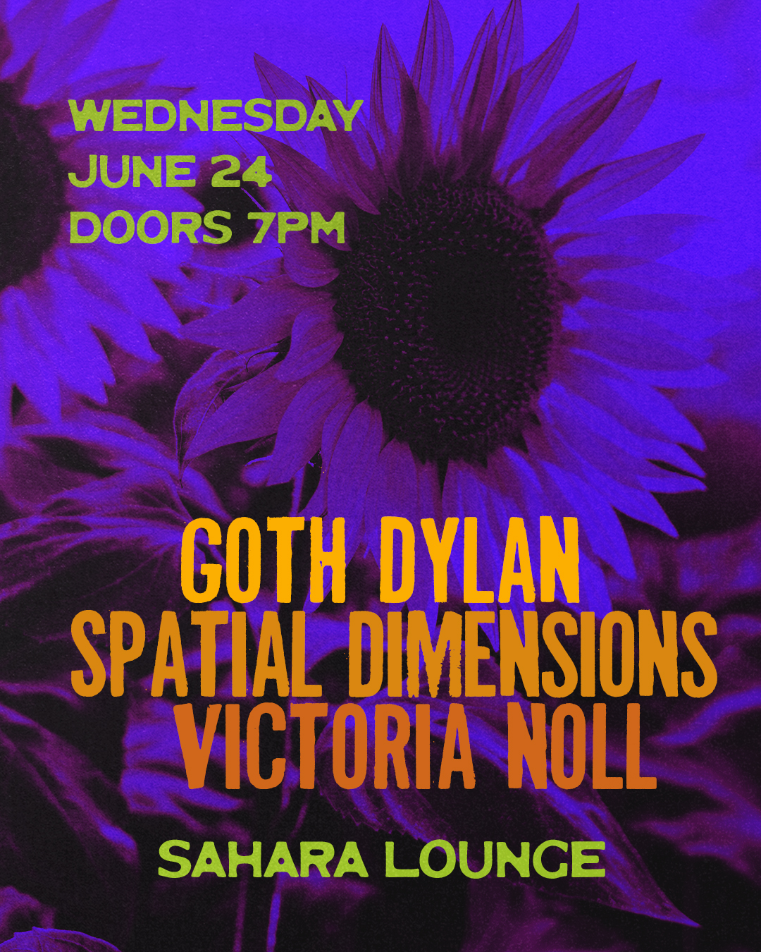 Goth Dylan w/ Spatial Dimensions & Victoria Noll
