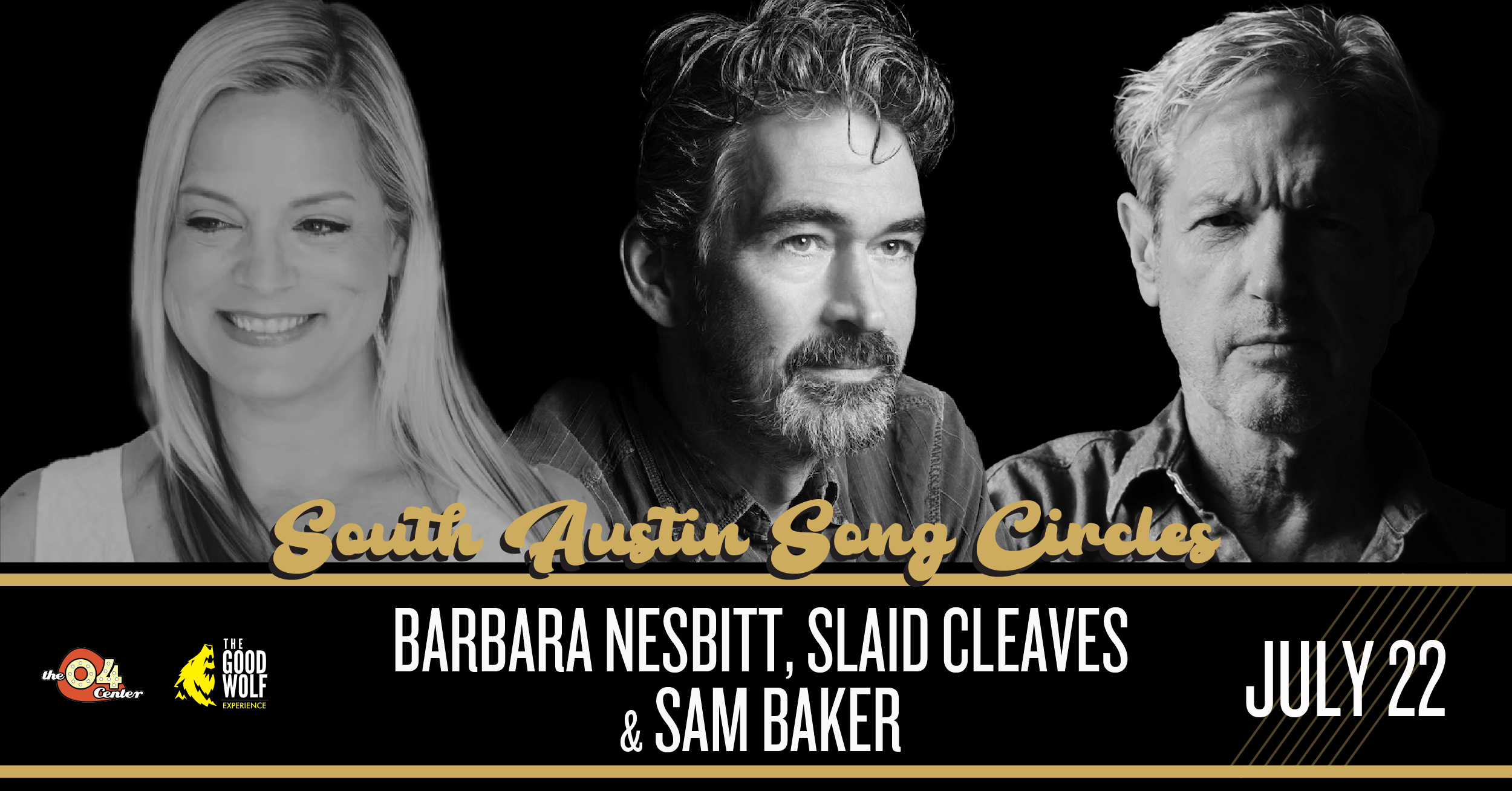 South Austin Song Circle: Barbara Nesbitt, Slaid Cleaves & Sam Baker