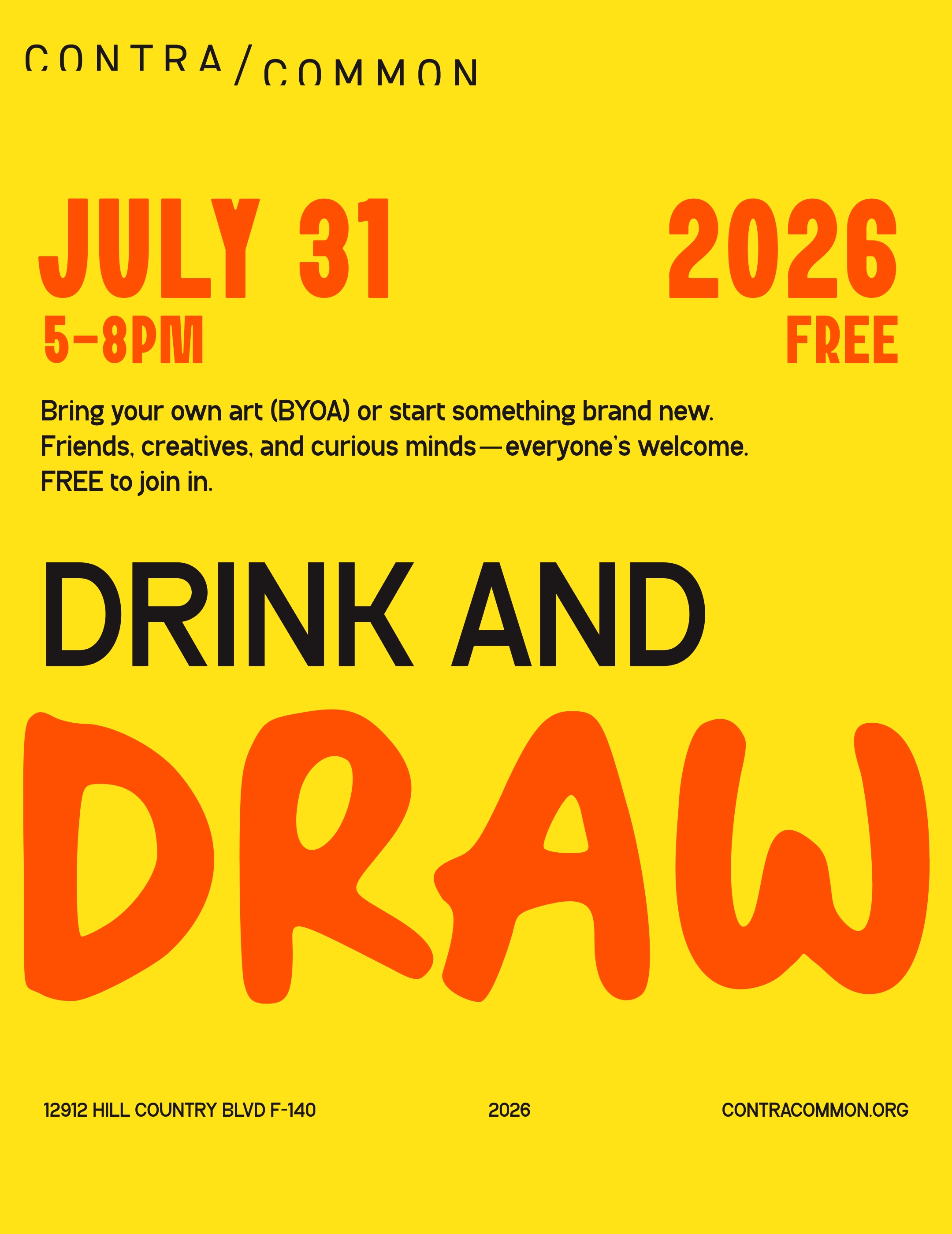 Drink + Draw