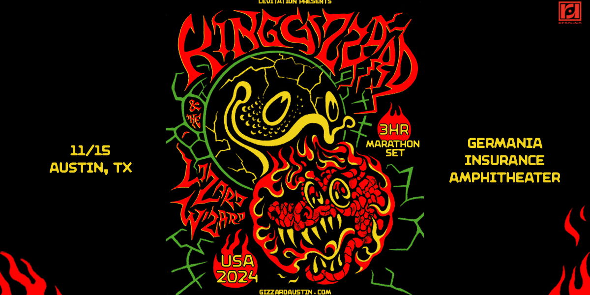 king gizzard & the lizard wizard tişört